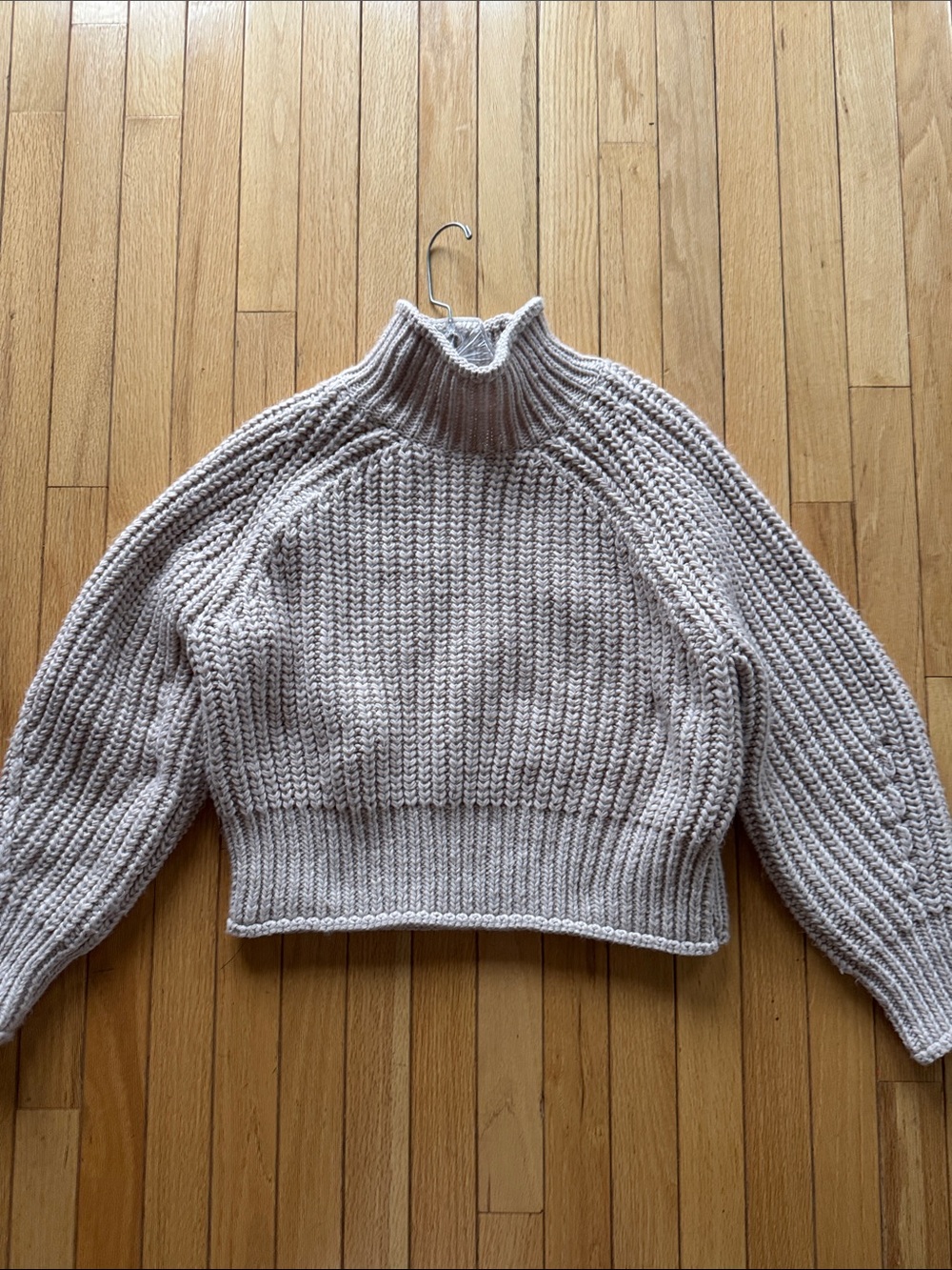 H&M Cozy High-Neck Chunky Knit Sweater